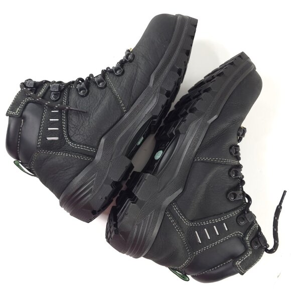 AVENGER WOMEN'S BREAKER WORK BOOTS INDUSTRIAL SIZE 7.5 BLACK LEATHER STEEL TOE.. - Picture 7 of 16